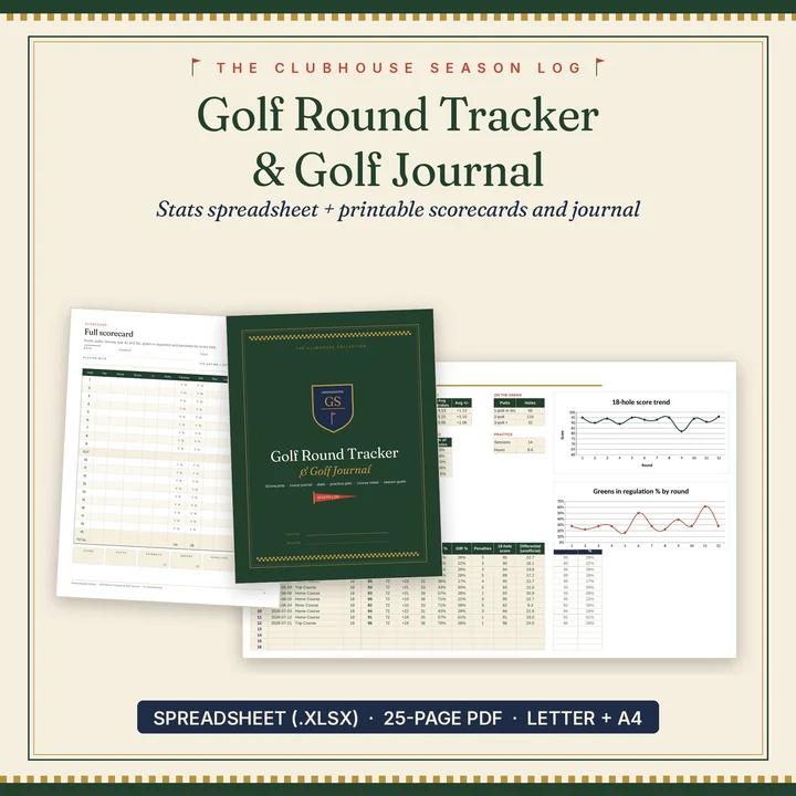 Main preview of the Golf Round Tracker & Golf Journal
