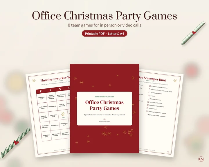 Main preview of the Office Christmas Party Games