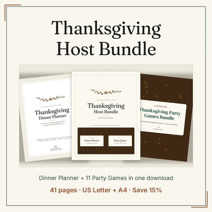 Main preview of the Thanksgiving Host Bundle